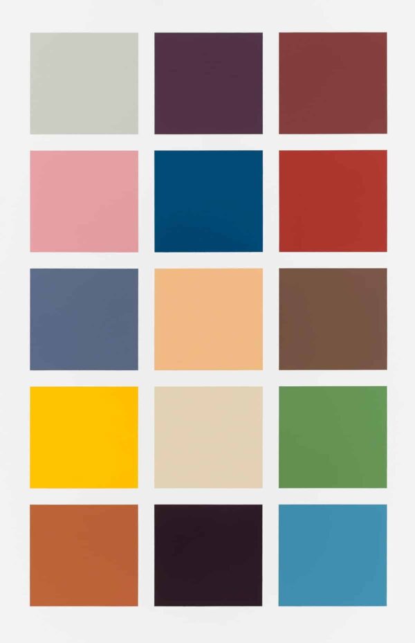 Pigment Colour Chart